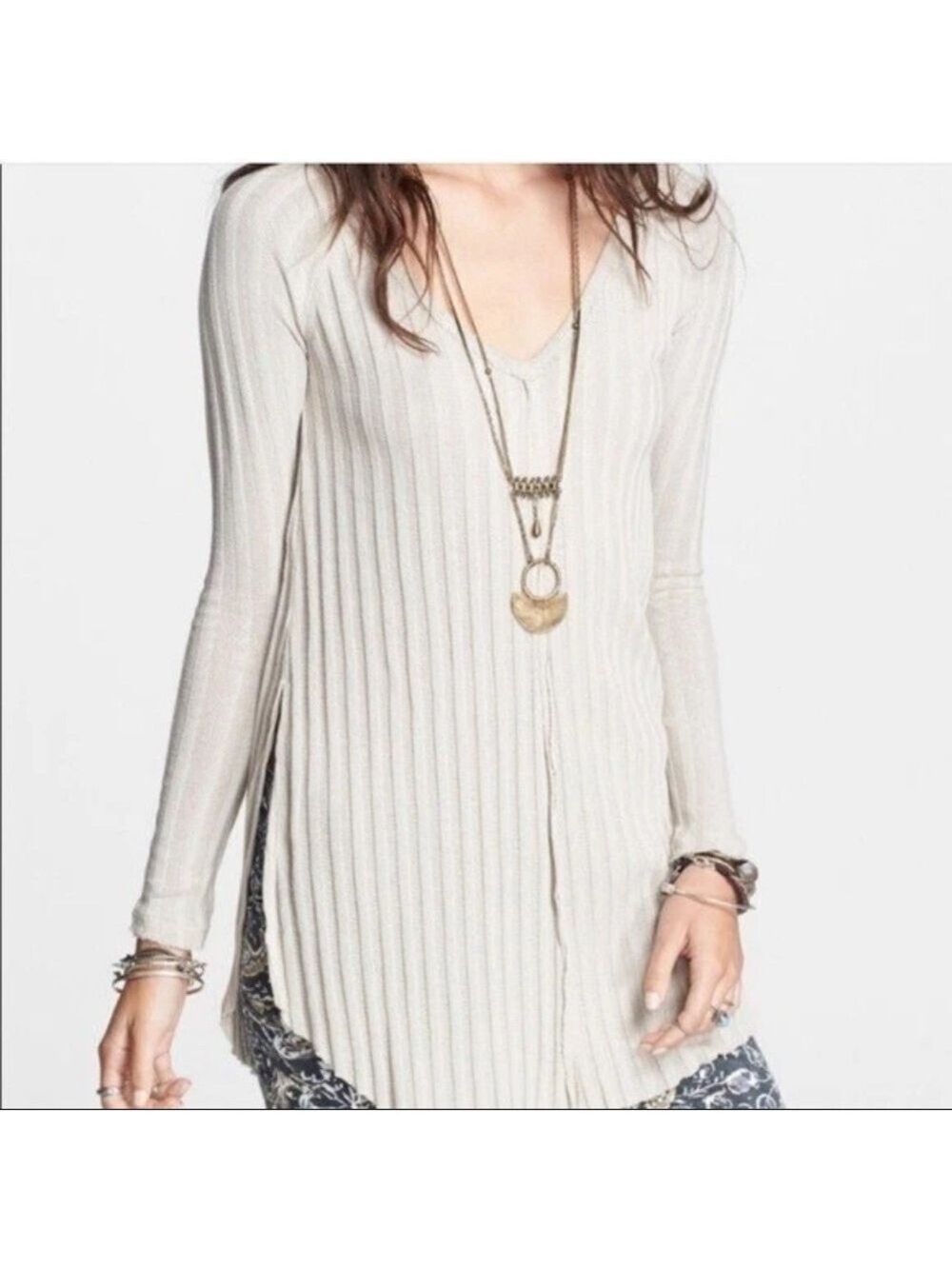 Free People: We The Free Beach Babe Hacci Top SzS